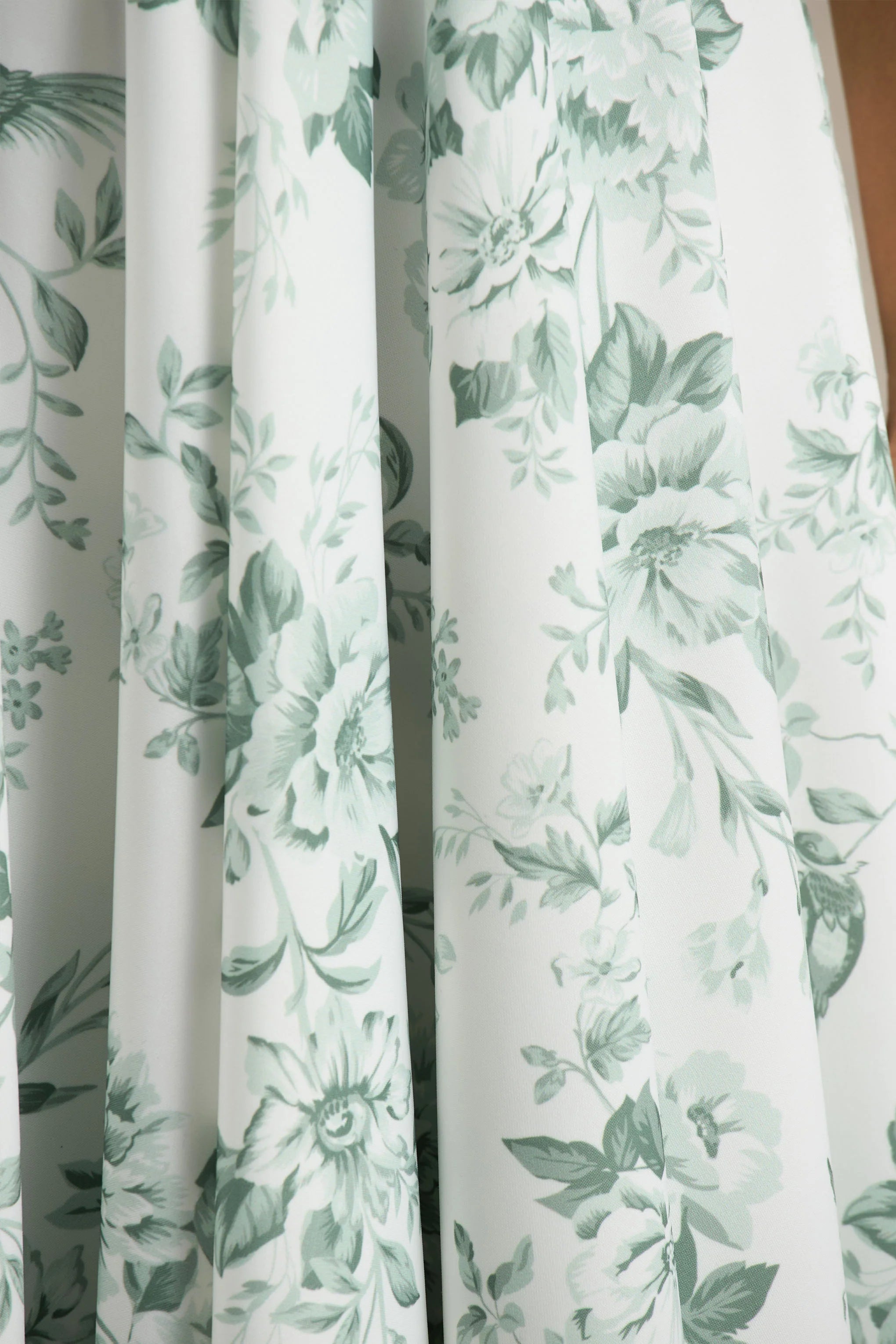 Lissa Green Porcelain Print Square Neck Midi Dress