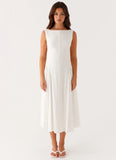 Maylah Midi Dress White