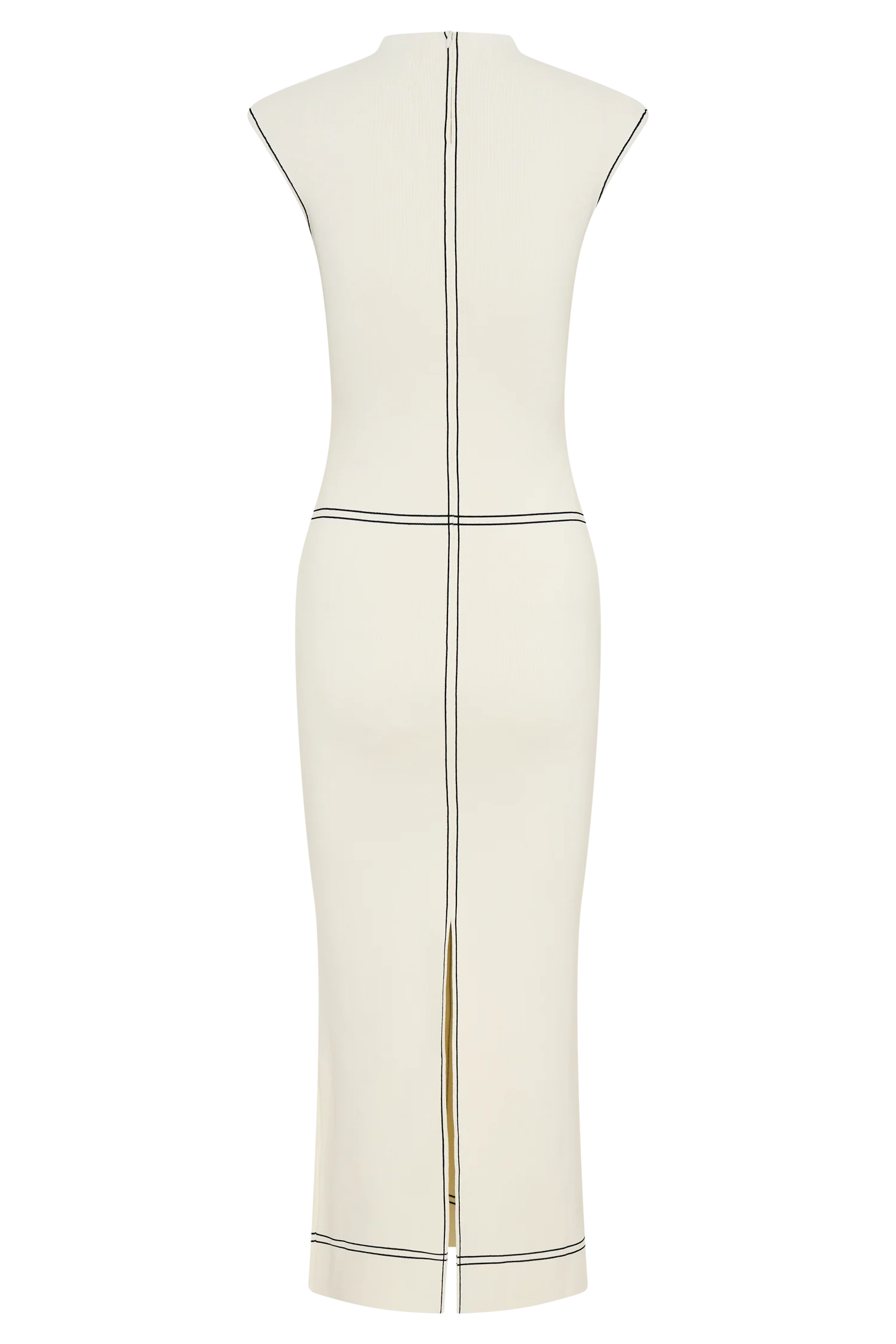 Malone Bandage Knit Midi Dress Ivory