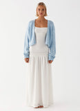 Jasleen Knit Cardigan Blue