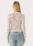 Orellia Long Sleeve Top - Ivory