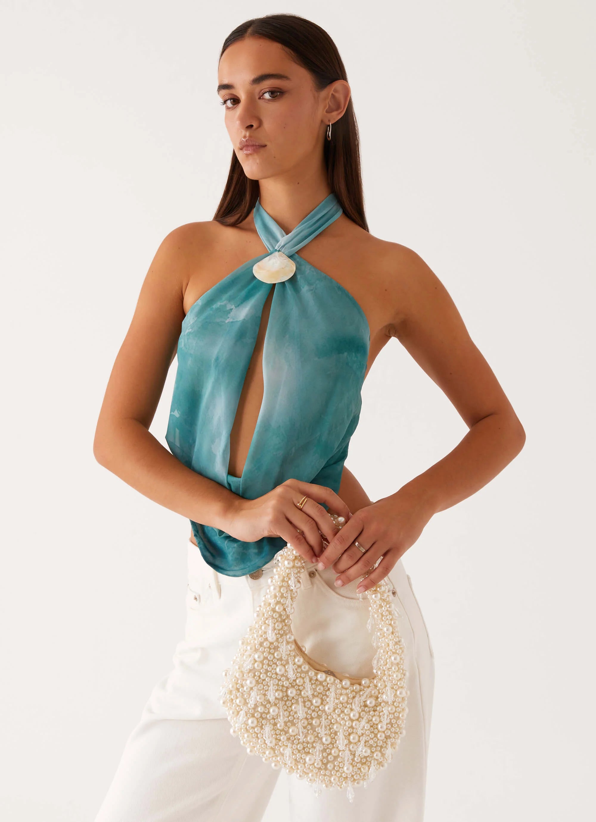 Malita Shoulder Bag Pearl