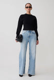 Ciaralee Cinched Waist Jumper Black