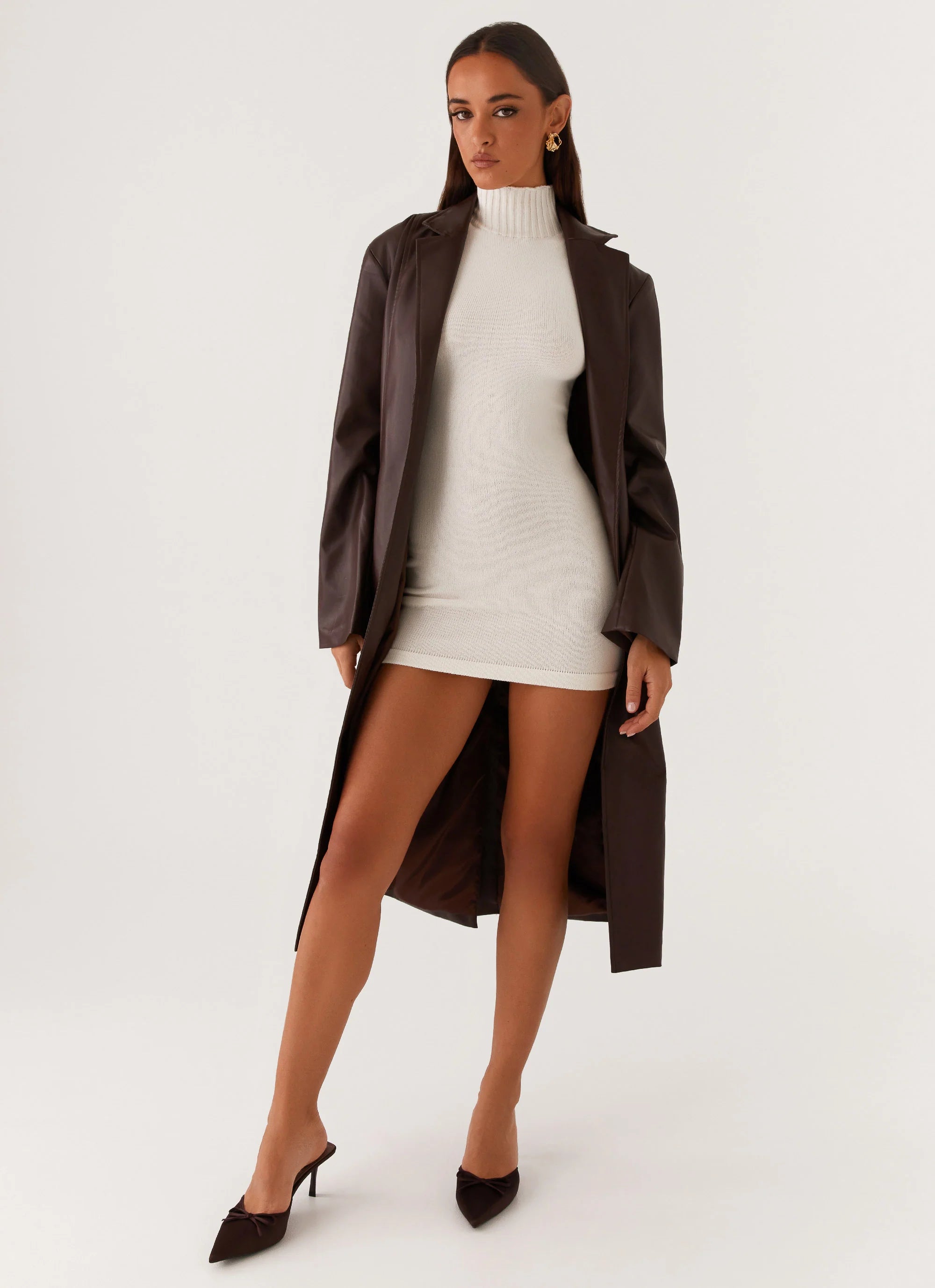 Dixie Trench Coat Chocolate