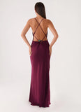Tiano Maxi Dress Plum