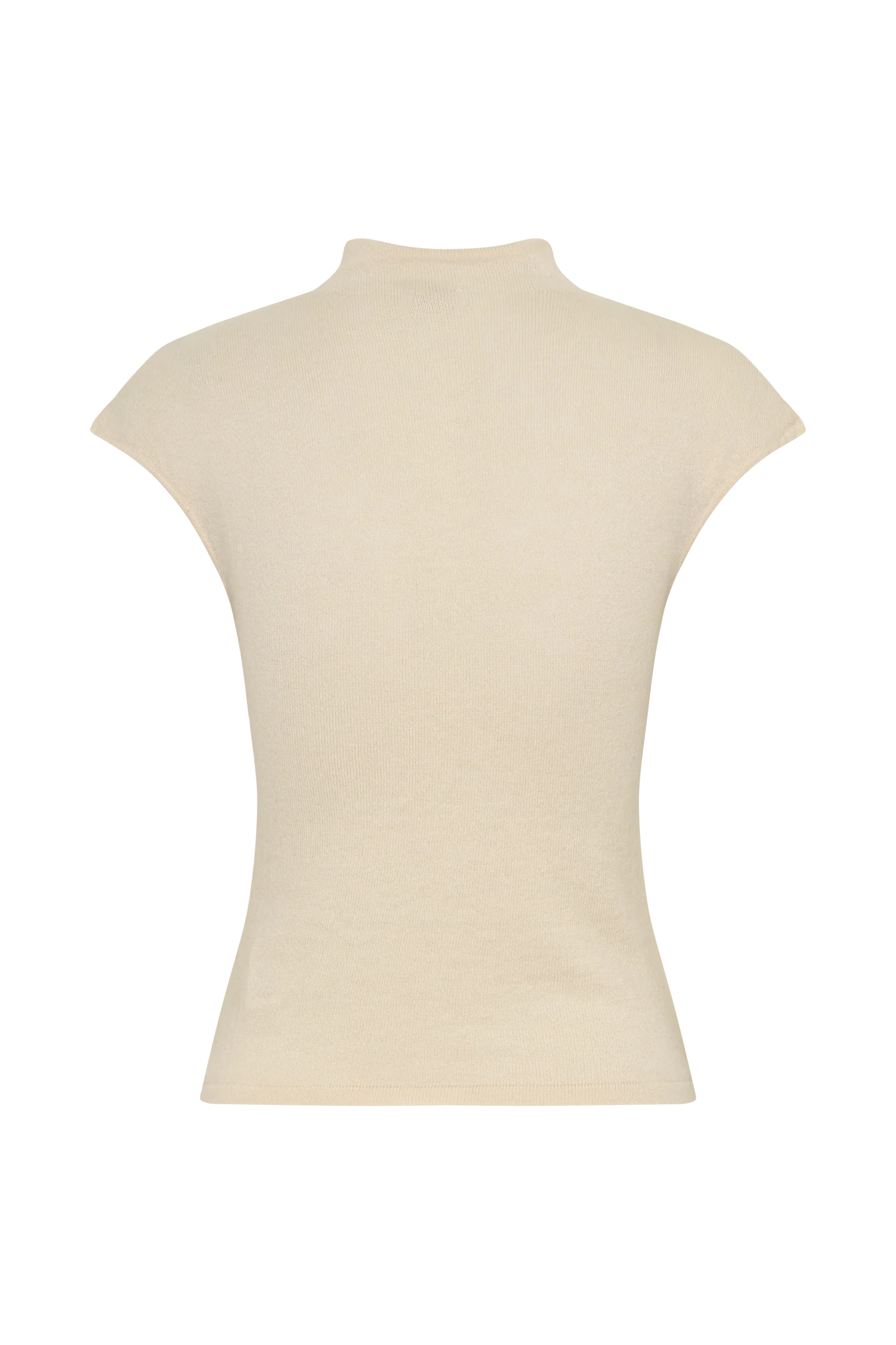 Sonny Short Sleeve Knit Top Cream