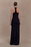 Ramona Modal Maxi Dress With Hardware Black