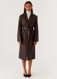 Dixie Trench Coat Chocolate