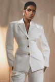 Bellamy Cinched Blazer Ivory