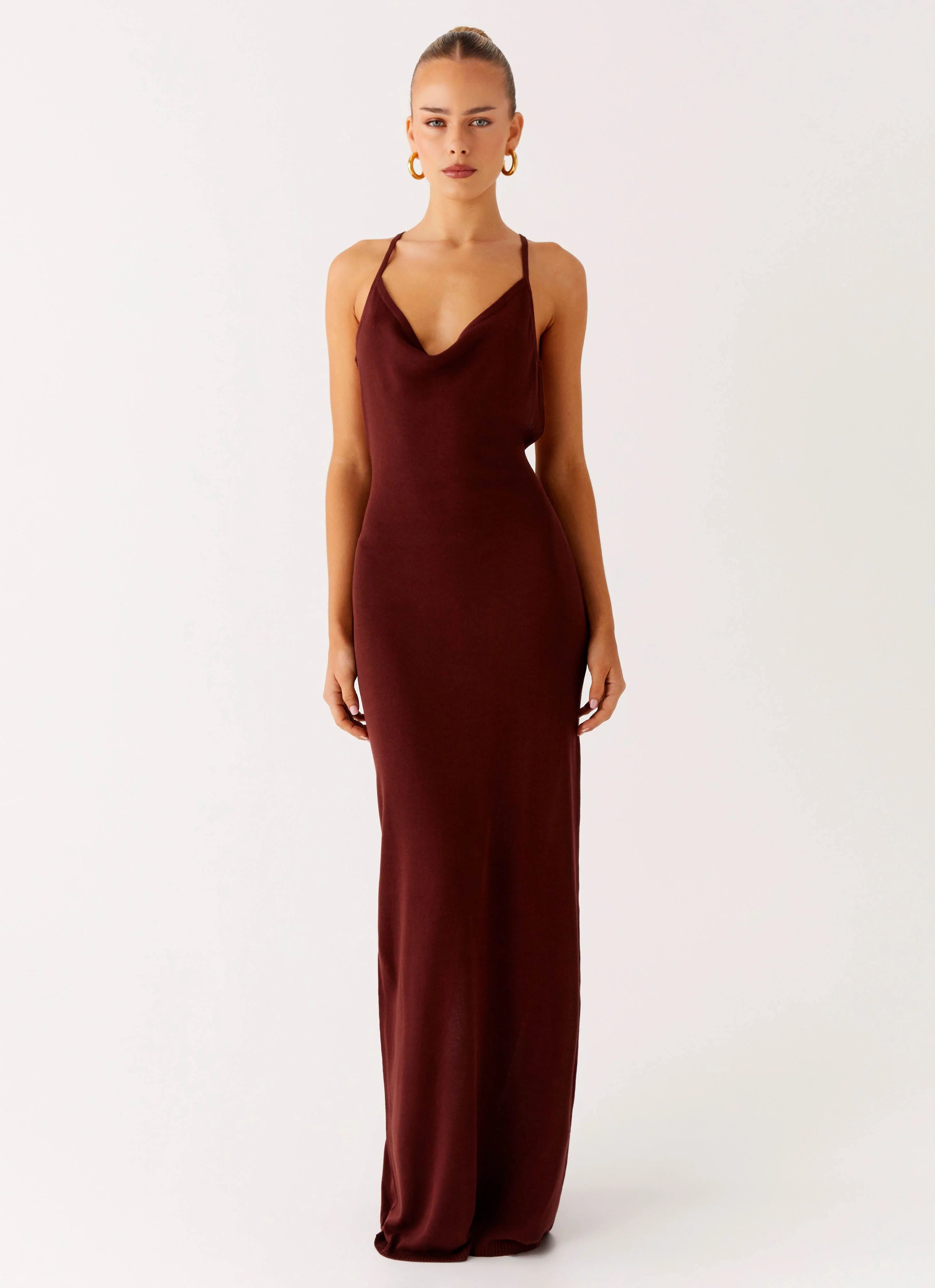 Nomad Muse Maxi Dress Chocolate