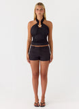 Midnight Sky Top Black