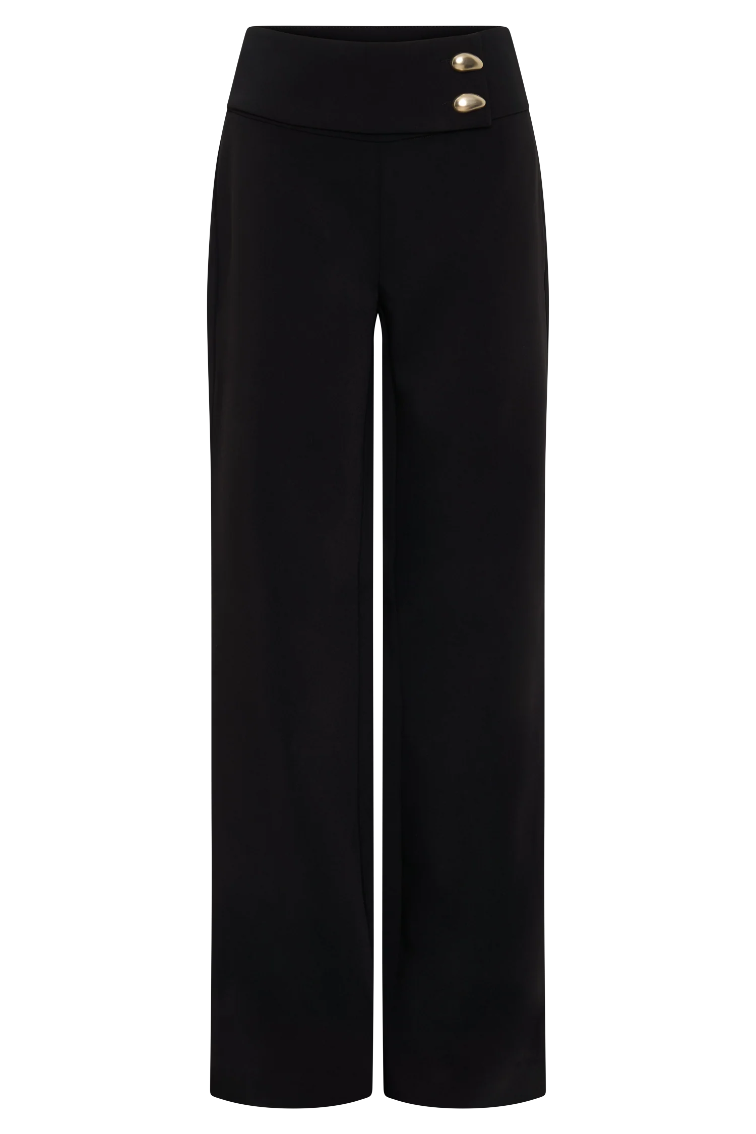 Lindie Straight Leg Suiting Pants Black