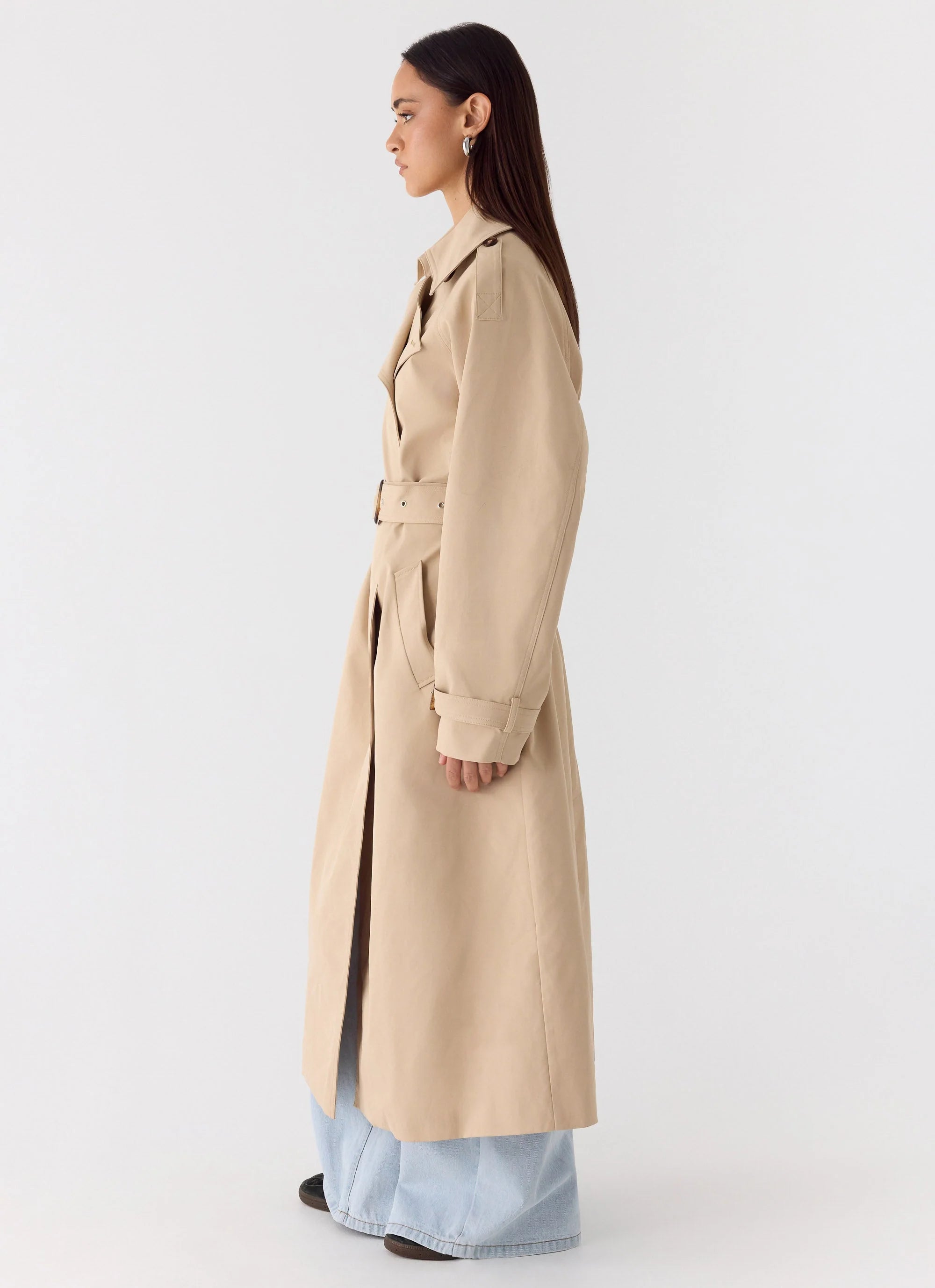 Jackie Trench Coat Tan