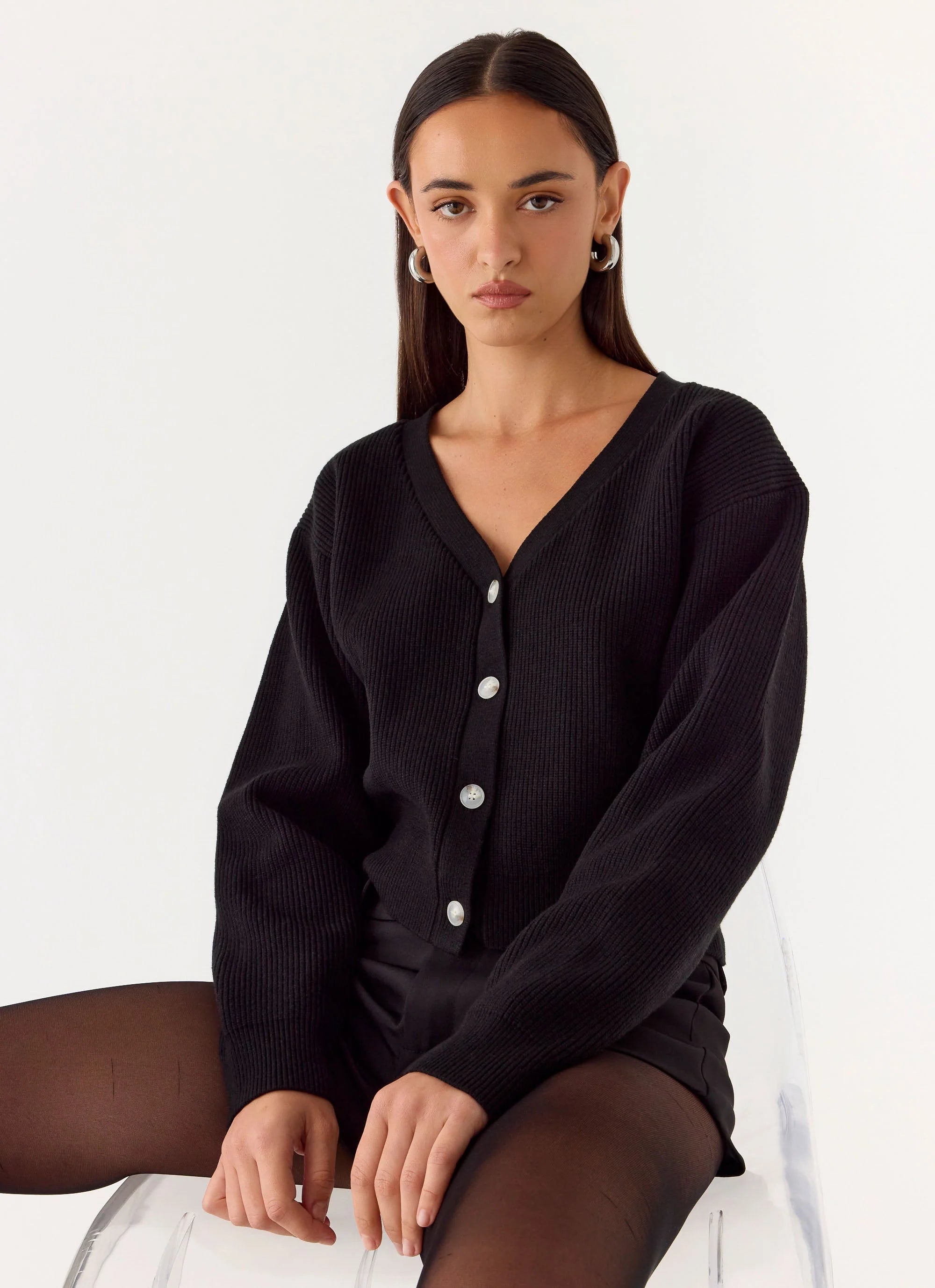 Orla Knit Sweater Black