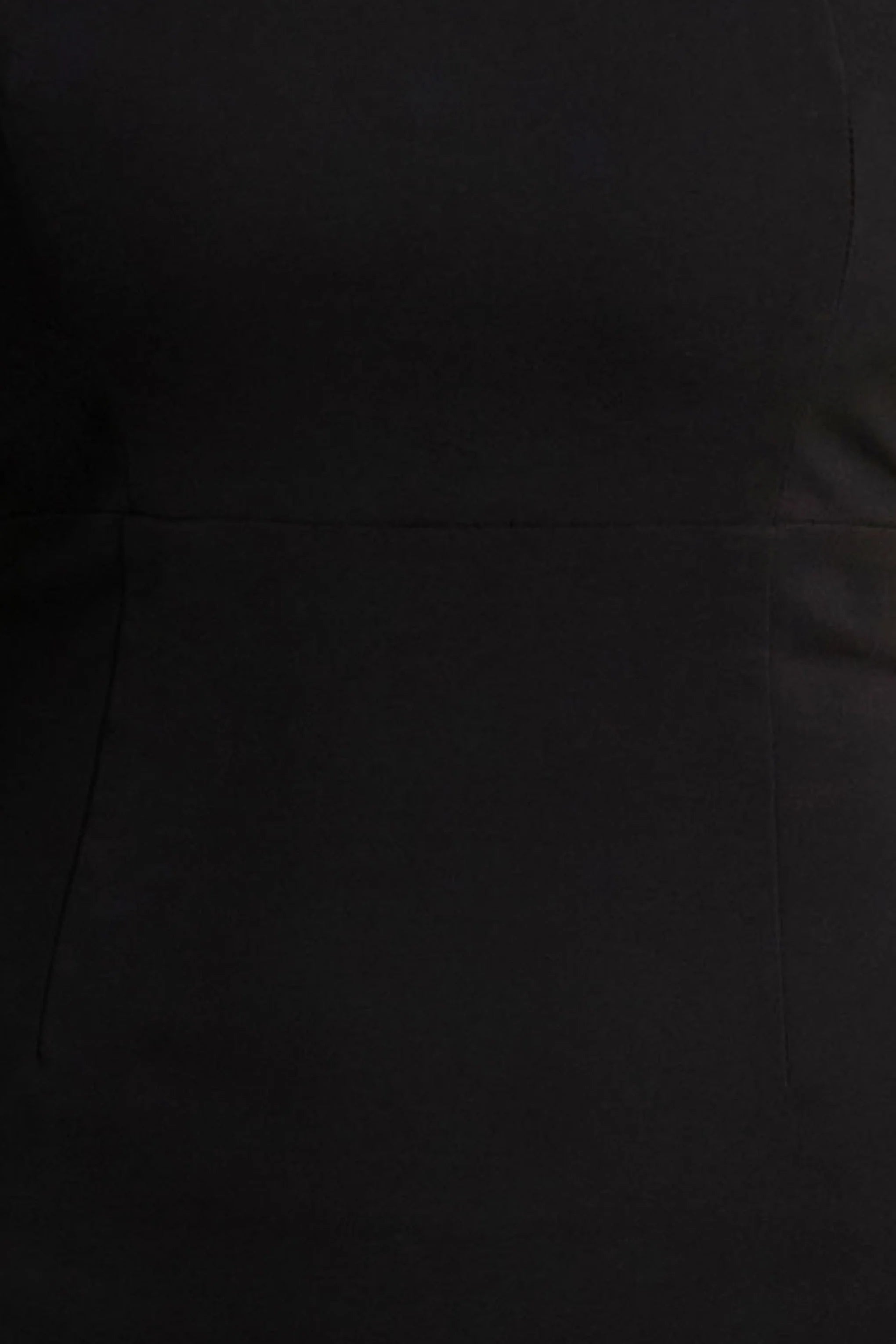 Retreat Black Square Neck Maxi Dress With Satin Puff Sleeves