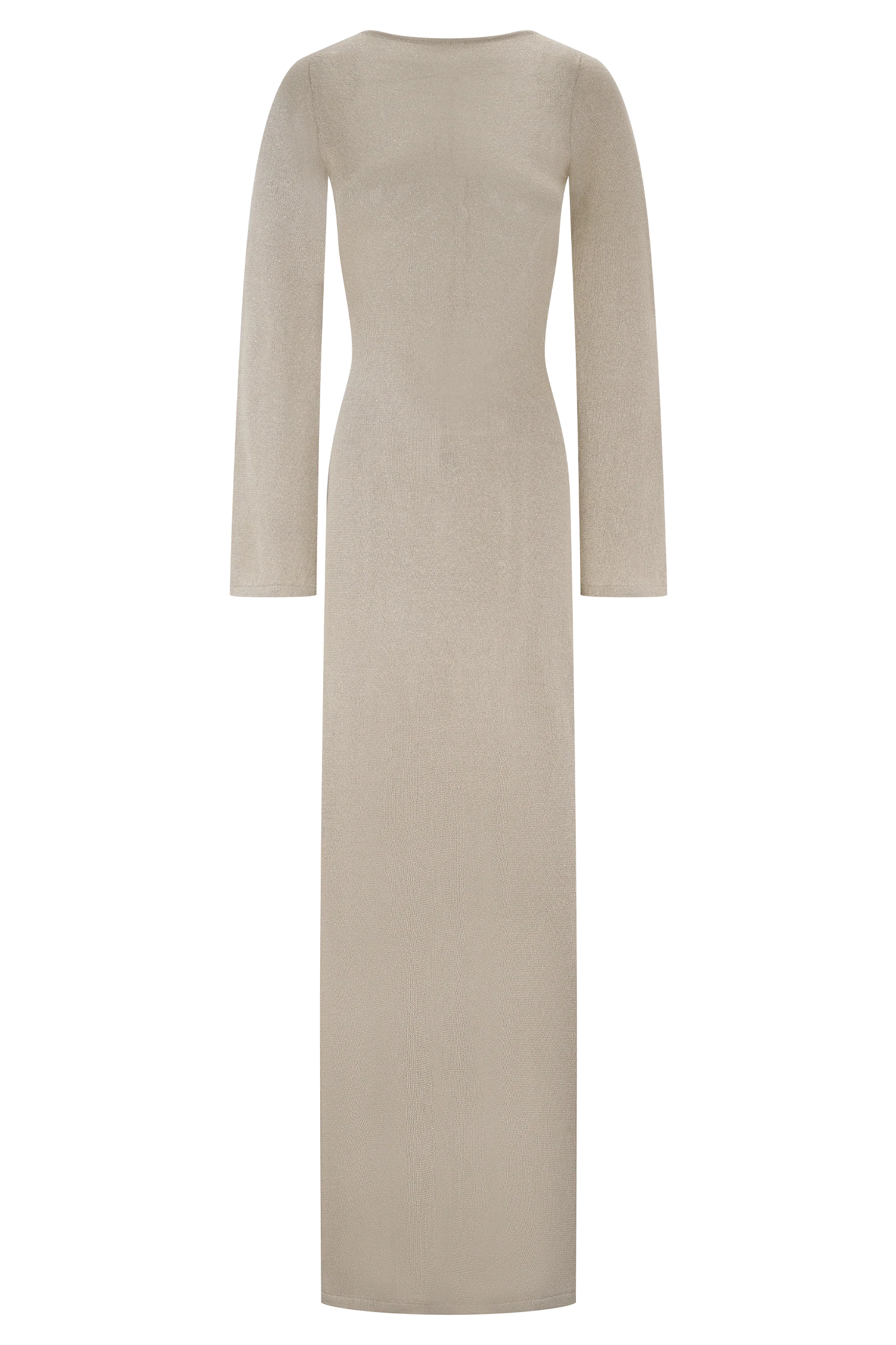 Atticus Knit Maxi Dress With Sequin Gold