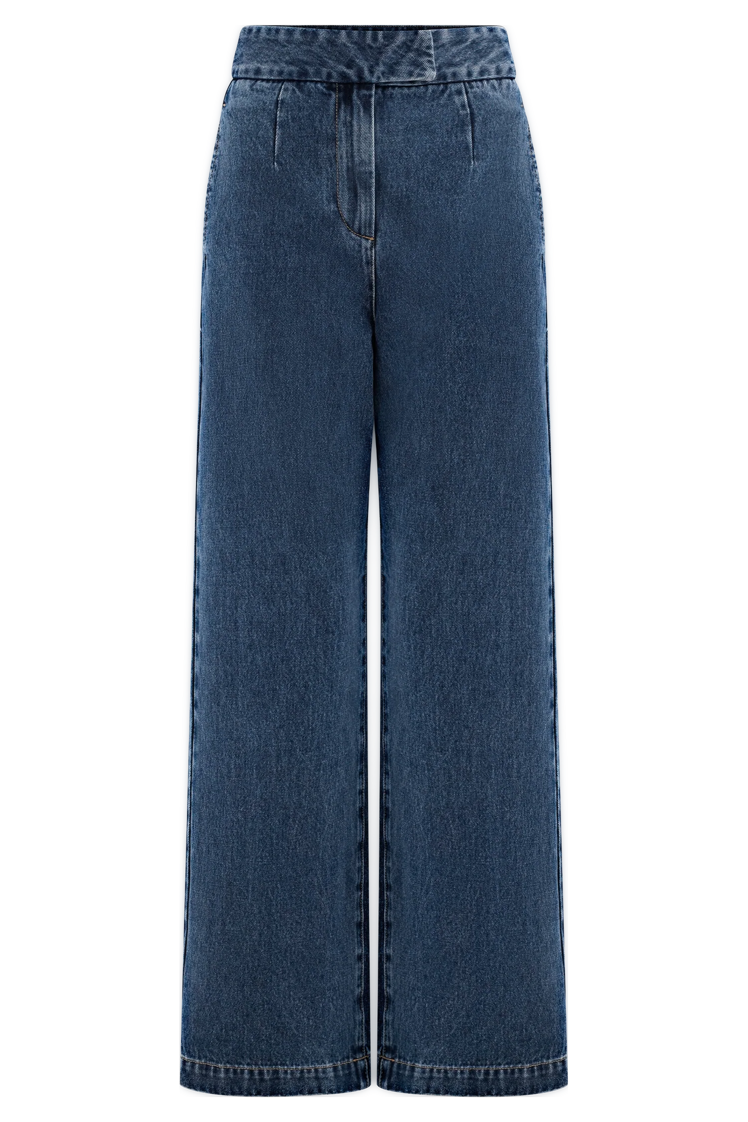 Rayne Wide Leg Denim Jeans 90S Blue