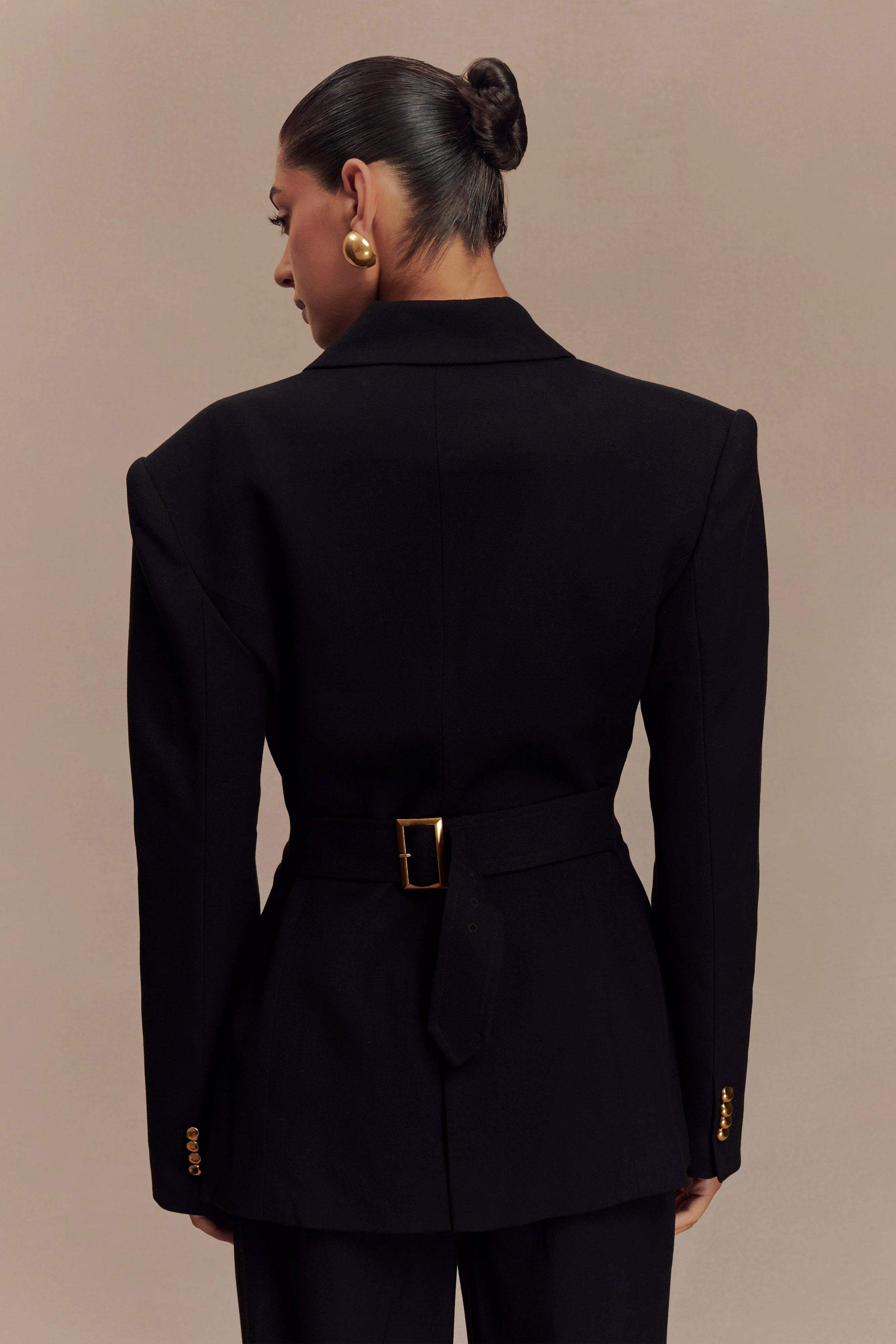 Bellamy Cinched Blazer Black