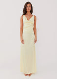Musa Maxi Dress Lemon