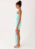 Alizee Mini Dress - Aqua