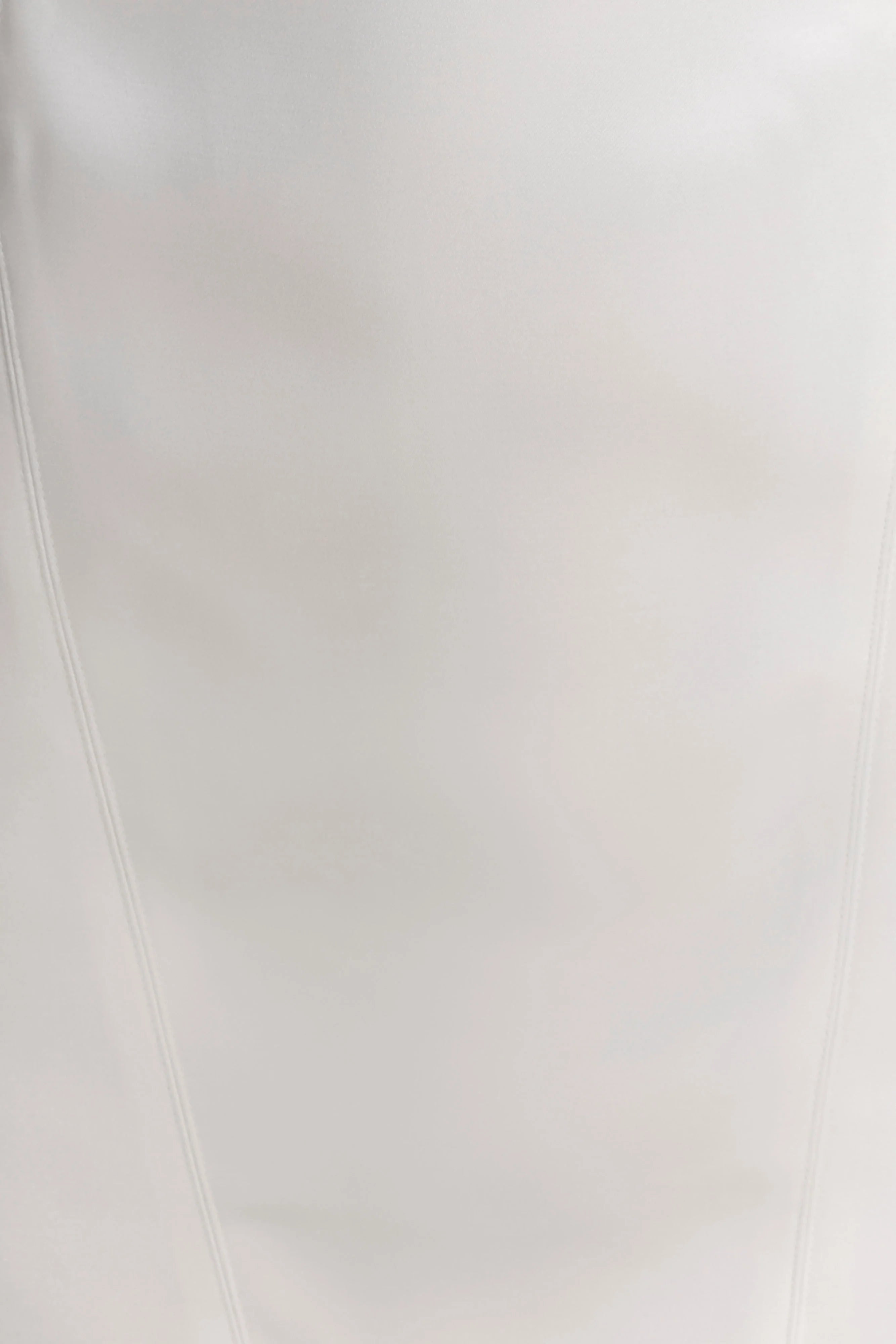 Beth Satin Mini Dress White