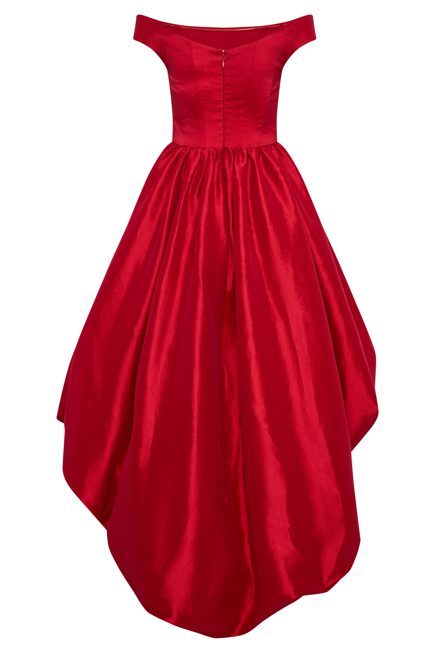 Amelia Bubble Maxi Dress Ruby Red