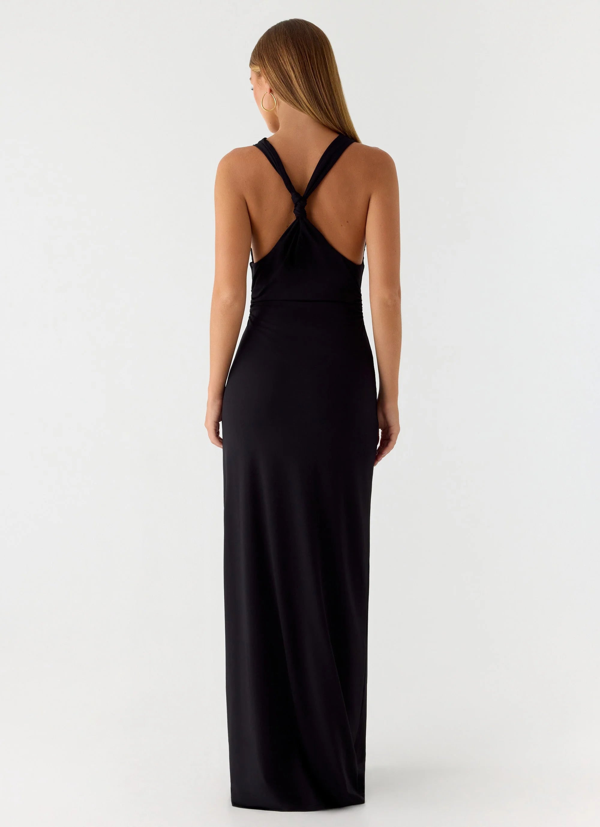 Hidden Agenda Maxi Dress Black
