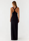Hidden Agenda Maxi Dress Black