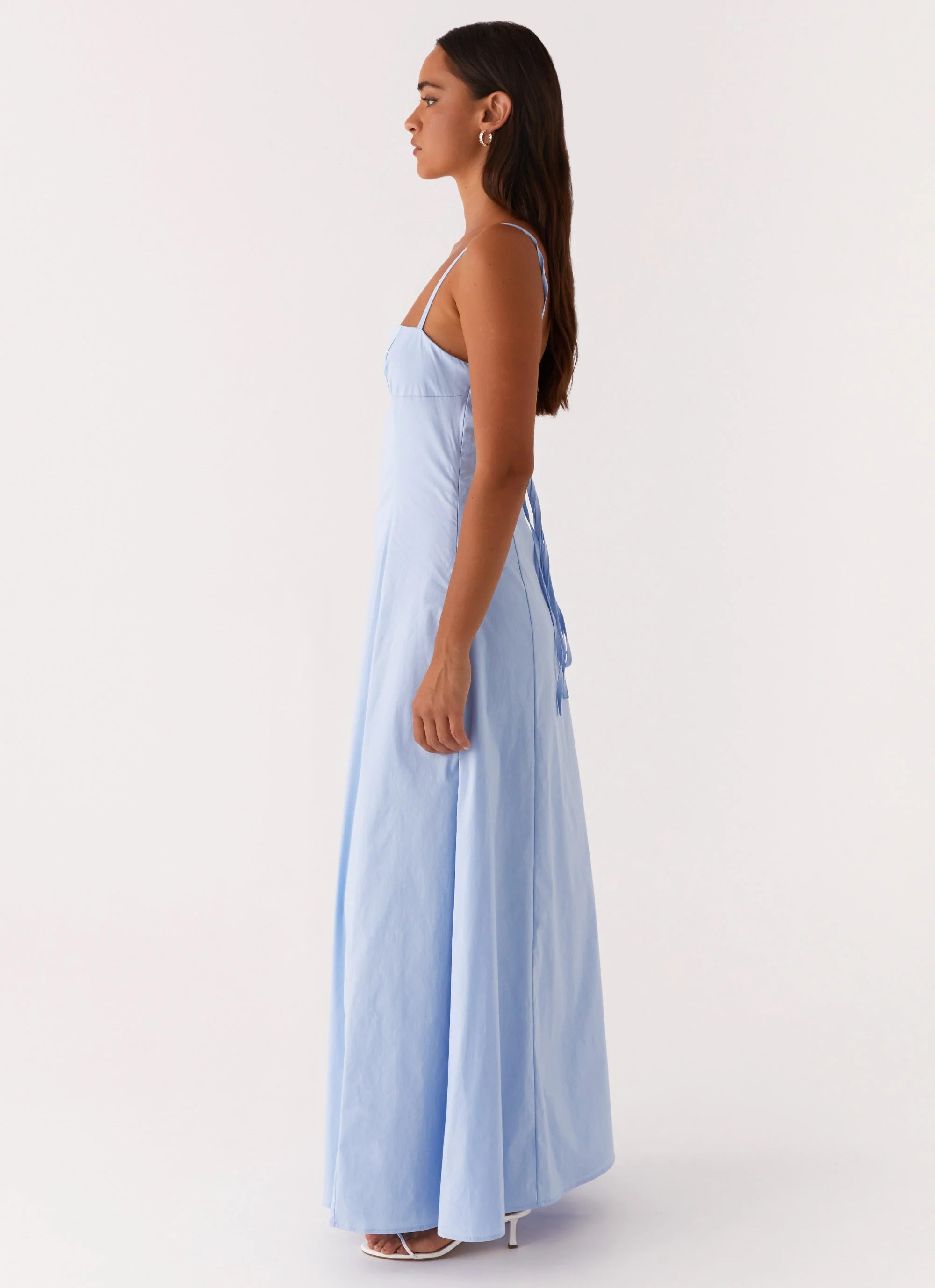 Clear As Day Maxi Dress Blue