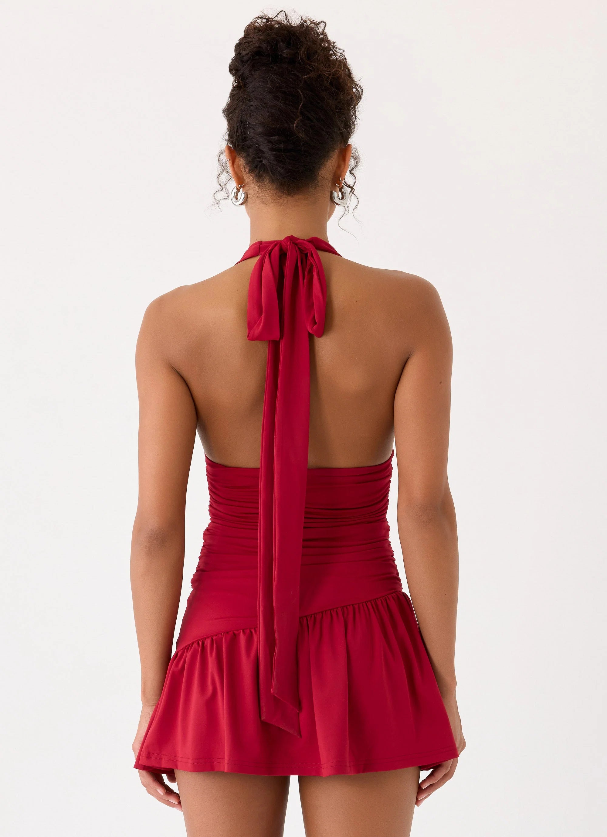 Esme Mini Dress Red Magenta