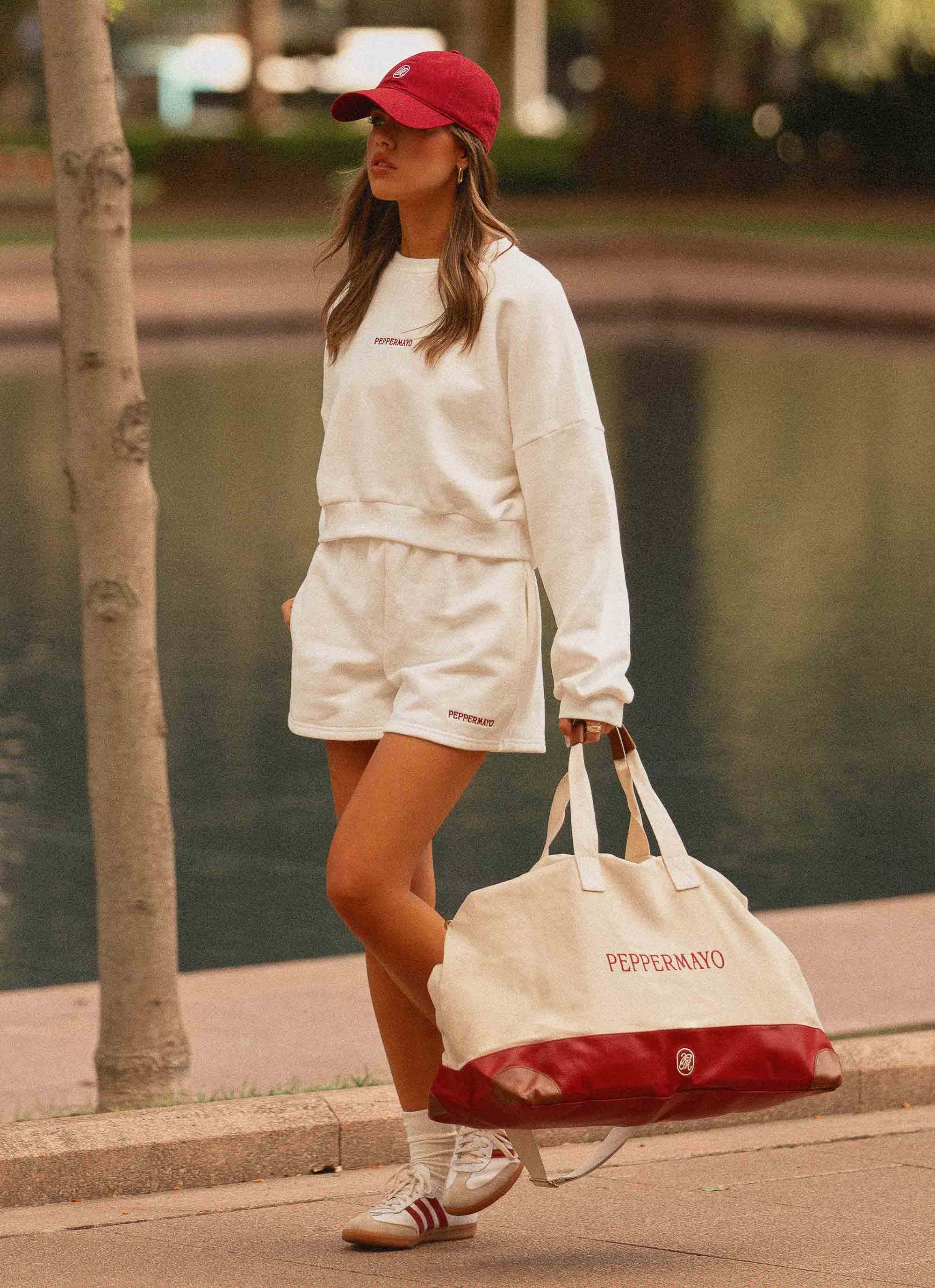 Signature Sweatshorts Ivory