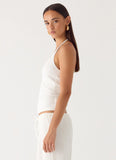 Henry Halter Top Ivory