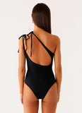 Drifted One Piece Swimsuit Black