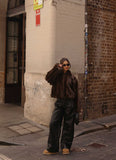 Naylor Faux Fur Jacket Chocolate