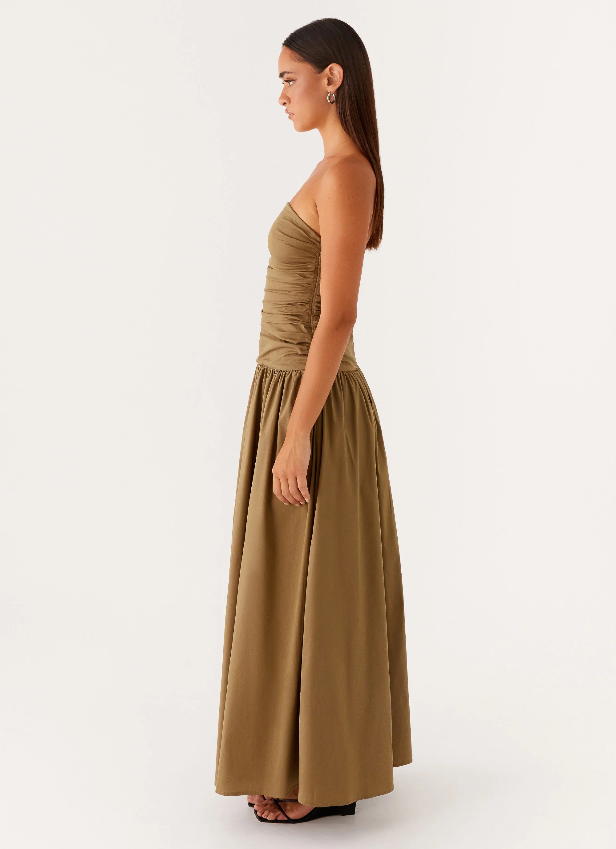 Carmel Maxi Dress Khaki