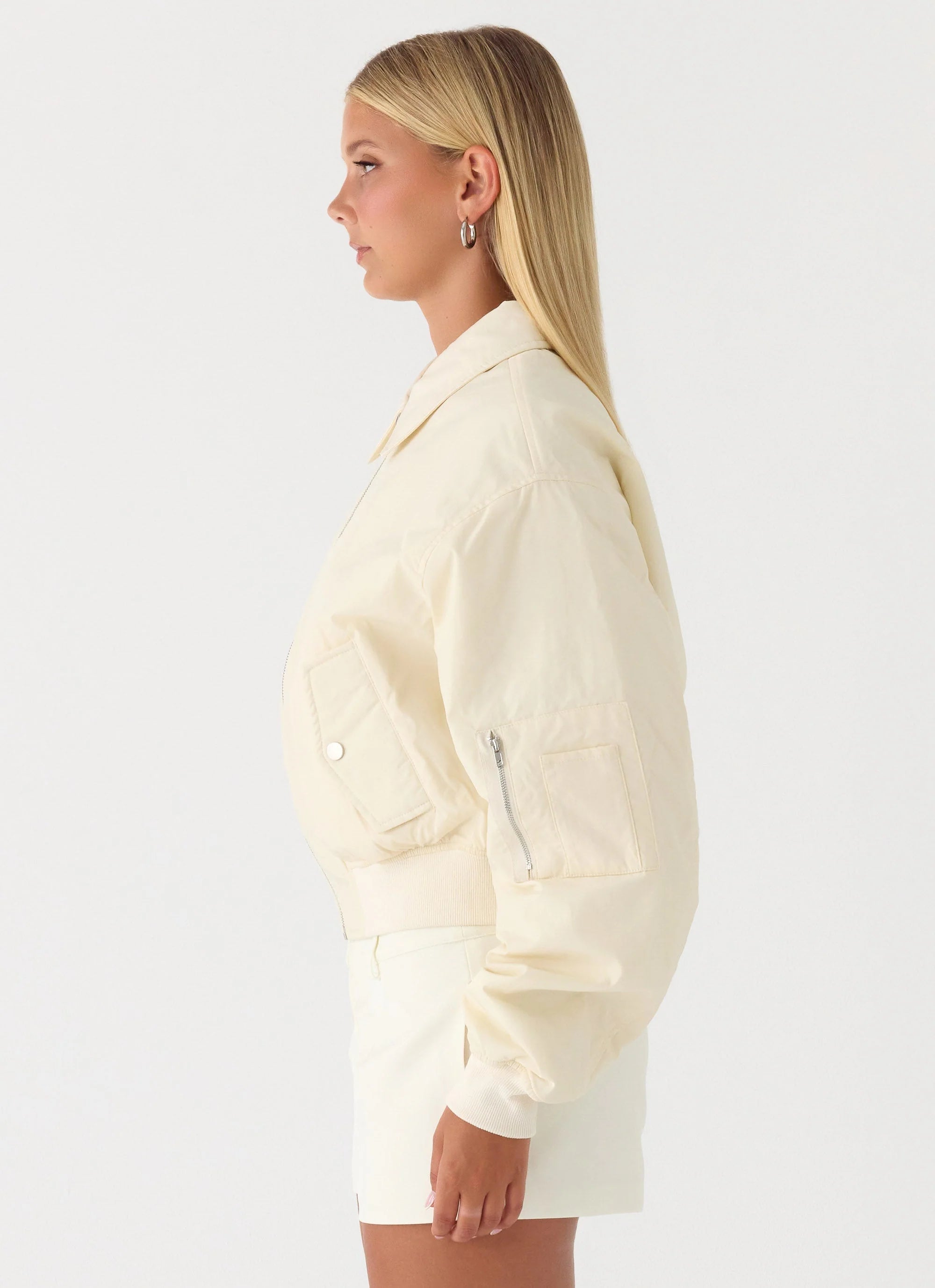 Jameson Bomber Jacket Ivory
