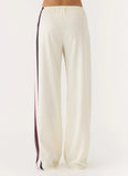 Deacon Low Rise Pants - Bloom Stripe