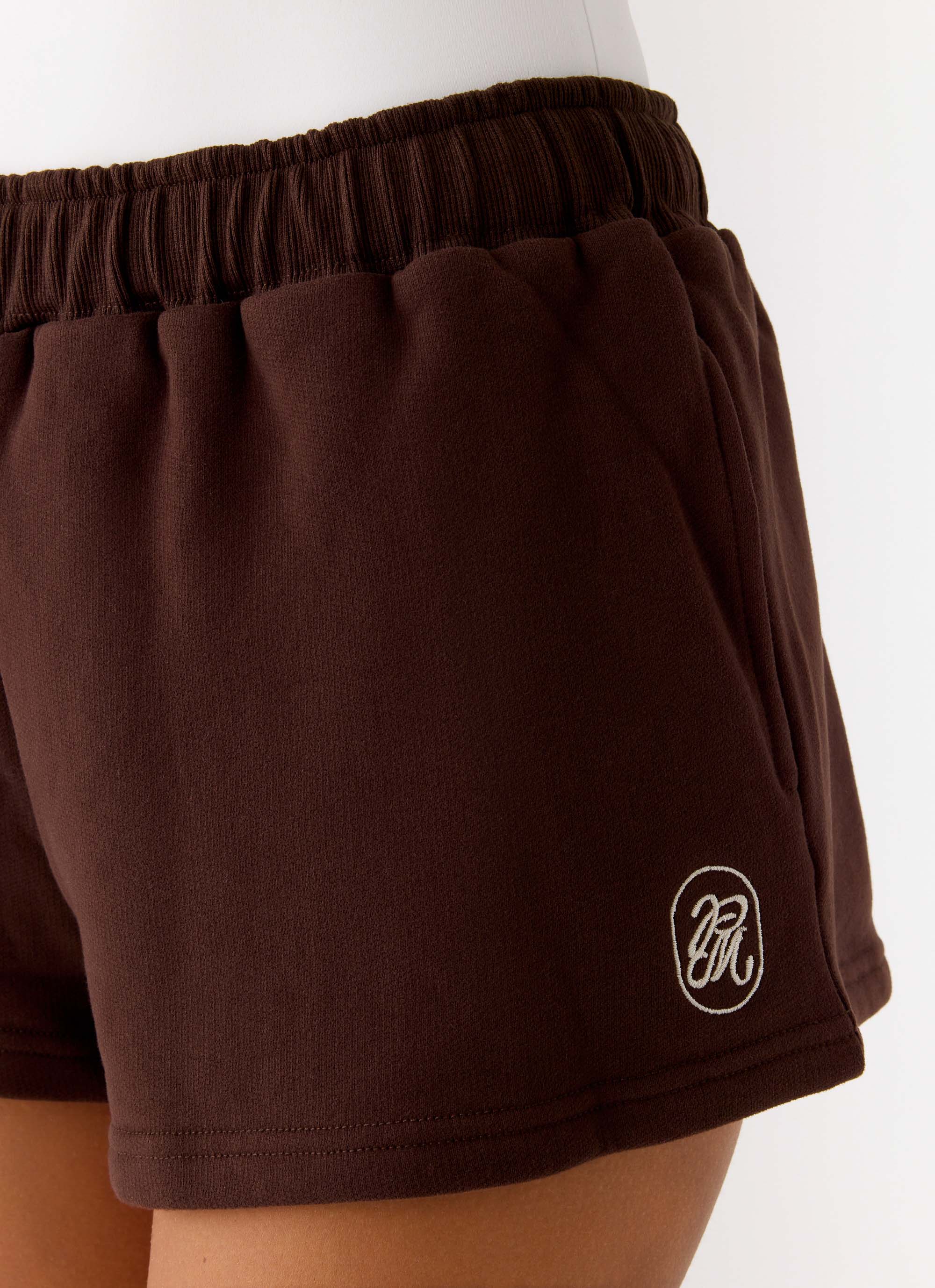 Signature Low Rise Sweatshorts Chocolate
