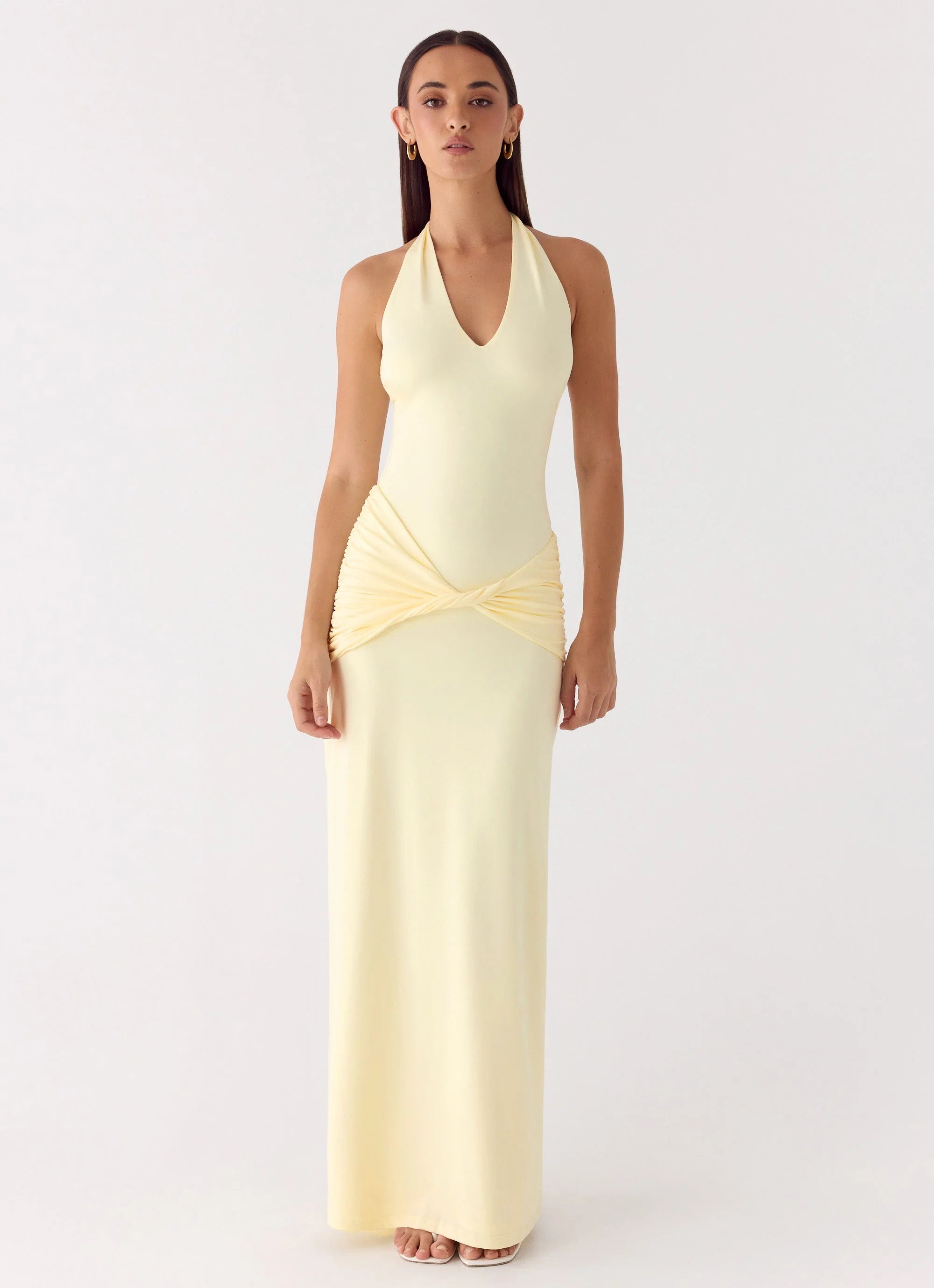 Maribelle Maxi Dress Lemon