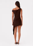 Shauna Mini Dress Chocolate