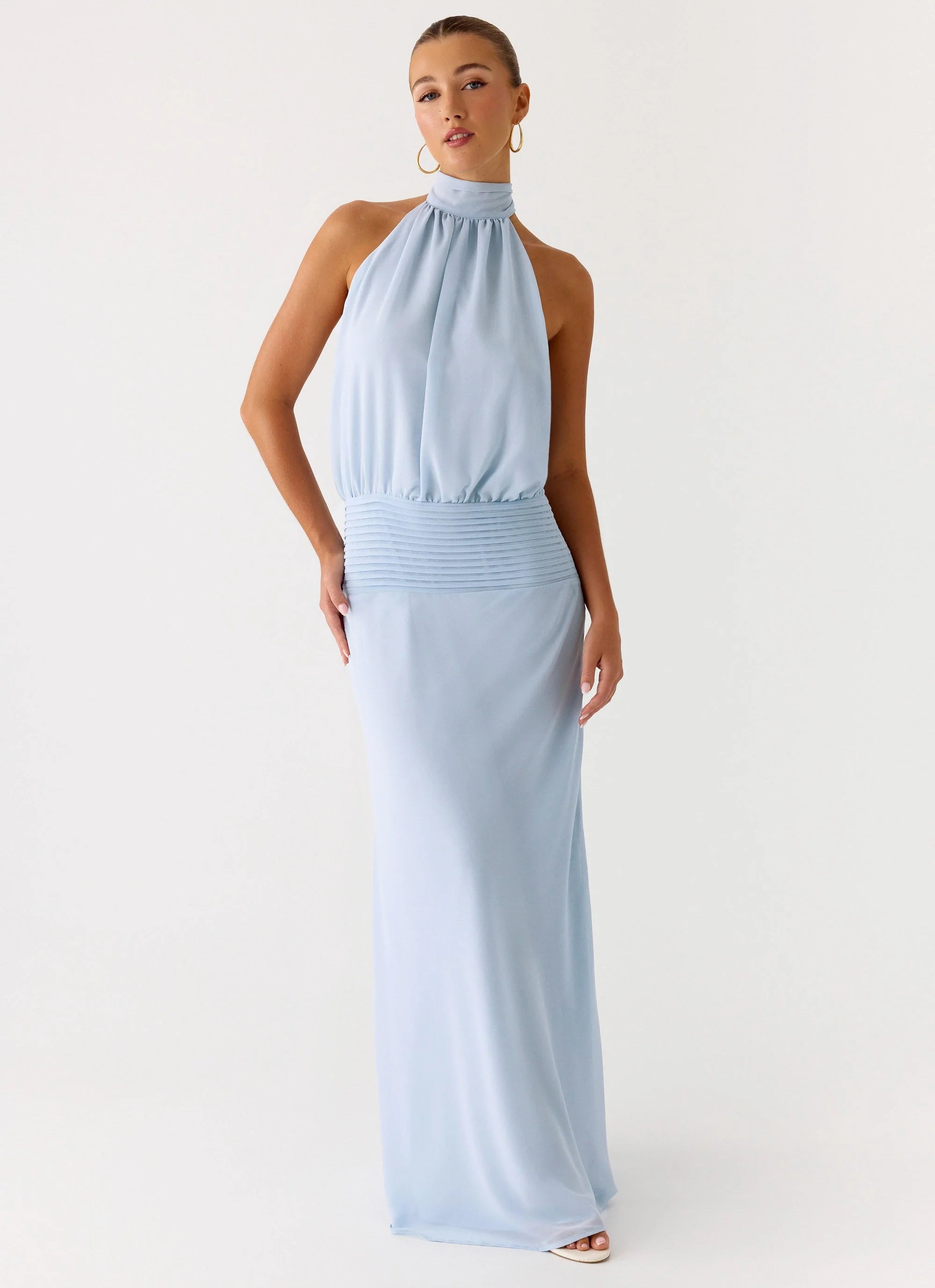 Lalia Maxi Dress Pale Blue