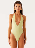 Delia One Piece Swimsuit Lime