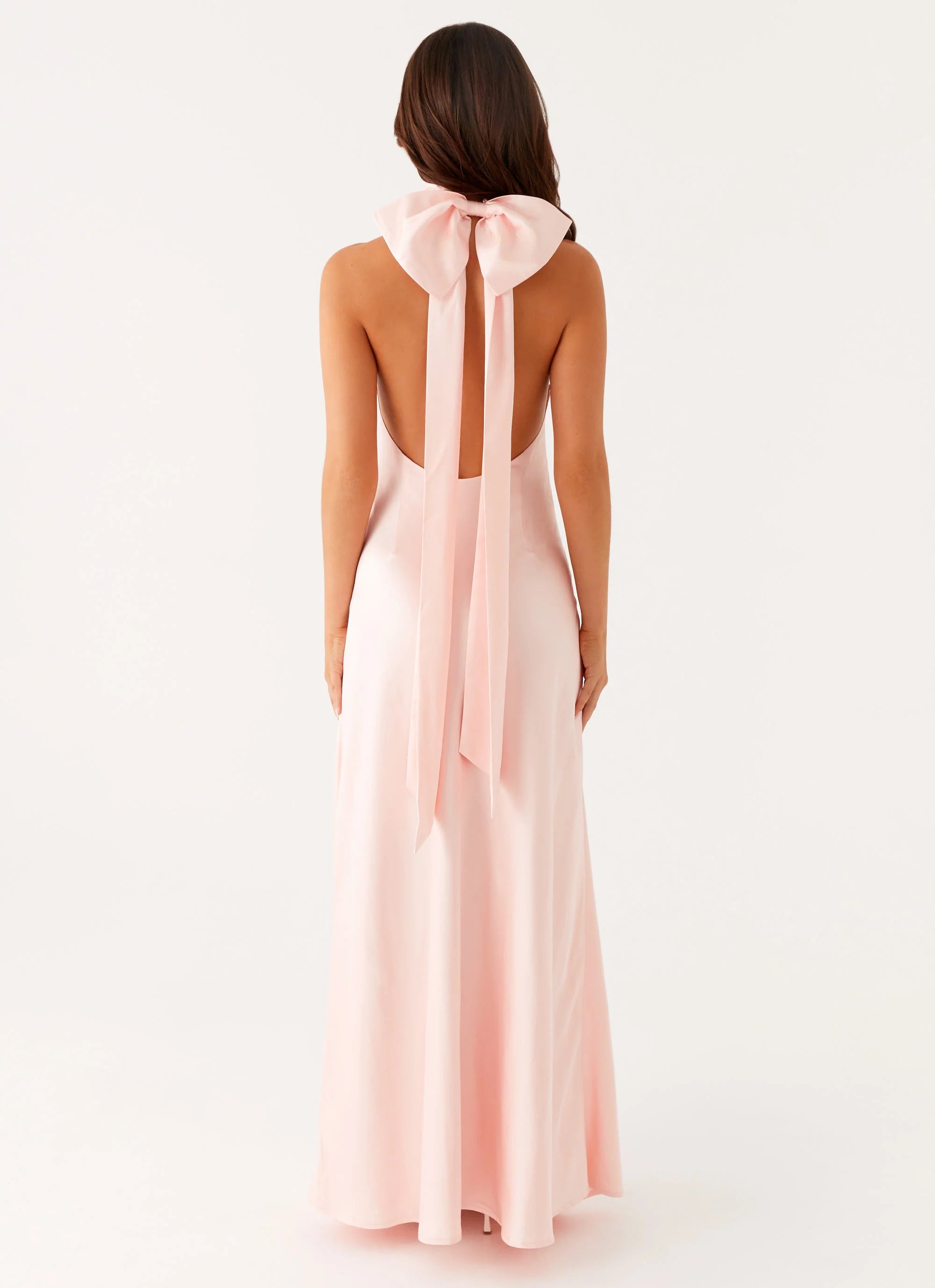Siani Backless Maxi Dress Pink