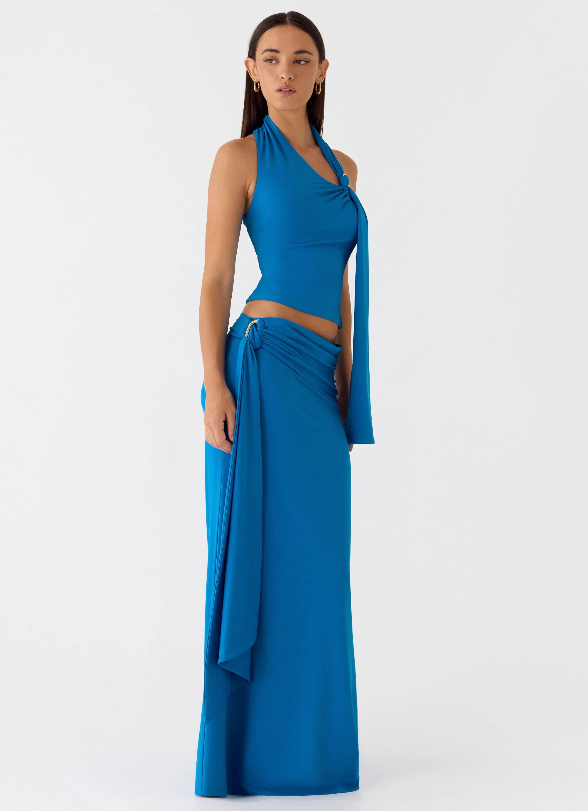 Demiase Maxi Skirt - Royal Blue