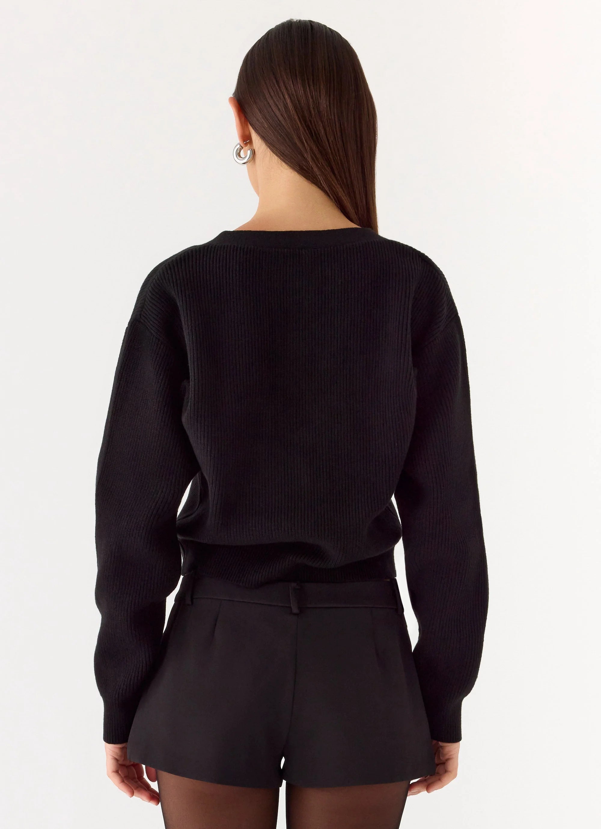 Orla Knit Sweater Black