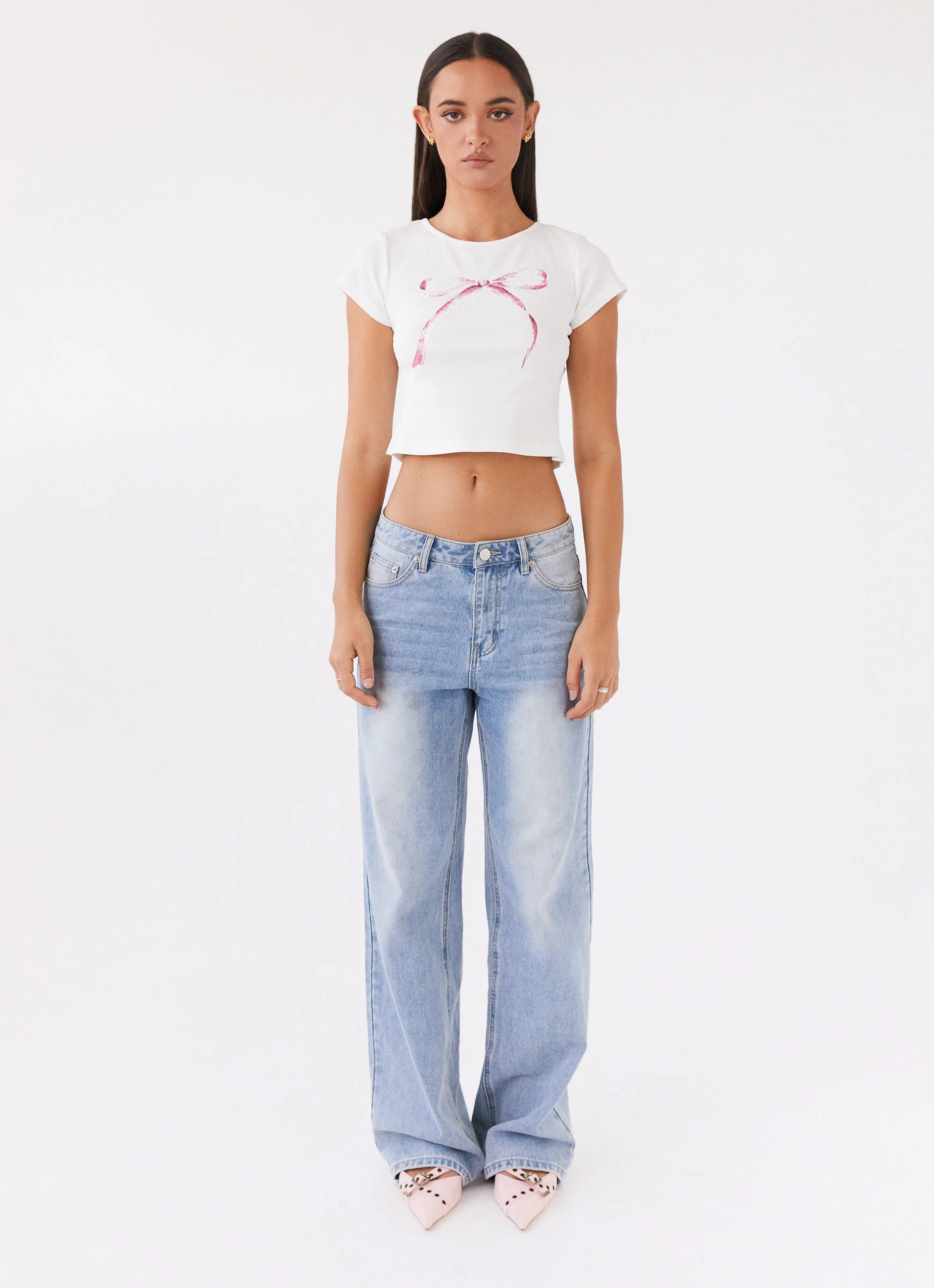 Rosalind Baby Tee White