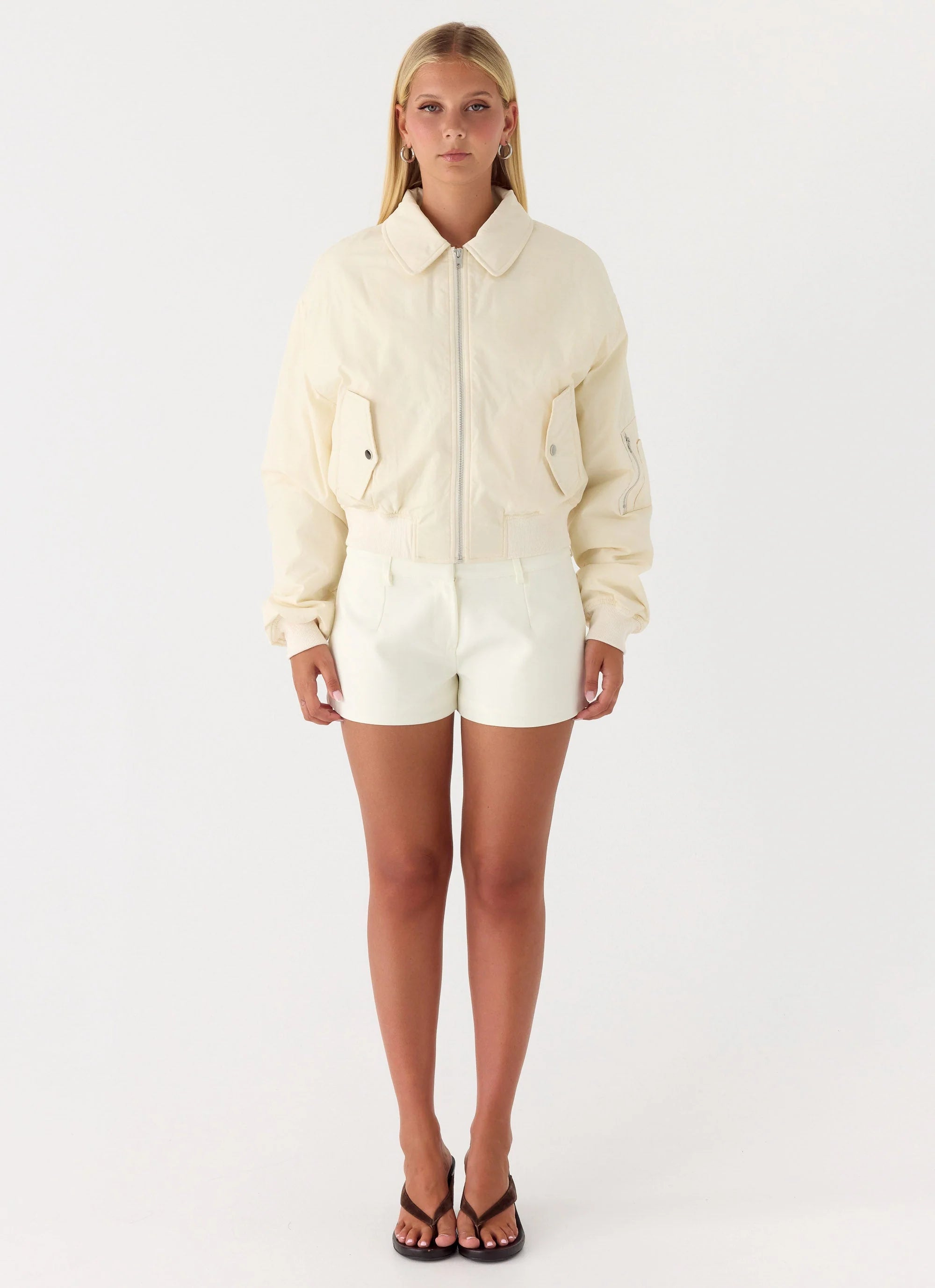 Jameson Bomber Jacket Ivory